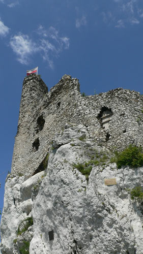 Wieża ruin w Mirowie fot. Lowell