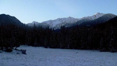 Widok ze Zverowki z samego rana