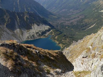 Ni�ni Ciemnosmreczy�ski Staw ze Szpiglasowego Wierchu 